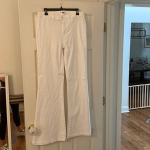 Paige White Flare Jeans size 31